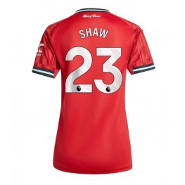 Manchester United Luke Shaw #23 Thuis tenue Dames 2025-26 Korte Mouw